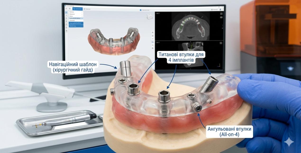 Імплантація All-on-4