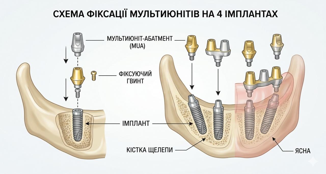Імплантація All-on-4